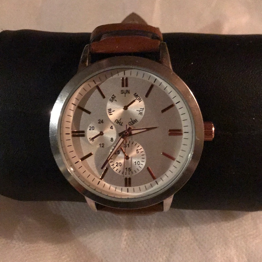 Japanese made bigger face clean watch